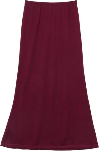 تنورة نسائية طويلة من مزيج الصوف بقصة ذيل السمكة، خصر عالي مع مرونة in Kuwait