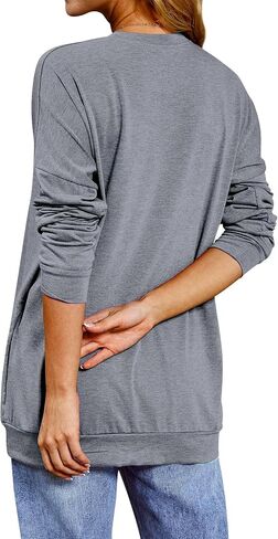 Birthday Shirts for Women Long Sleeve Tunic Tops with Pocket Leopard 50 and Fabulous 50th in Saudi Arabia