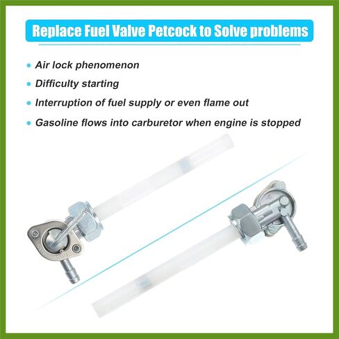 Motorcycle Fuel Valve Petcock Gas Tank Switch Fit for Honda ATC200 1981-1983 for Honda ATC185/S 1980-1983 Vehicle Components in Saudi Arabia