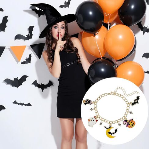 اختيار جميع أساور الهالوين سحر الهالوين للأساور الصداقة الطين Preppy Heishi الأساور Boo Skull Pumpkin الأساور إكسسوارات الهالوين المجوهرات in Saudi Arabia