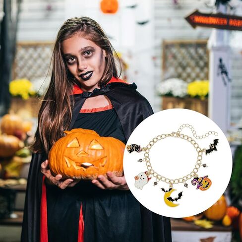 اختيار جميع أساور الهالوين سحر الهالوين للأساور الصداقة الطين Preppy Heishi الأساور Boo Skull Pumpkin الأساور إكسسوارات الهالوين المجوهرات in Saudi Arabia