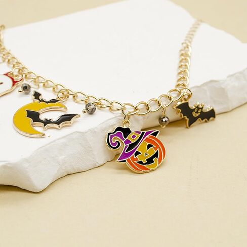 اختيار جميع أساور الهالوين سحر الهالوين للأساور الصداقة الطين Preppy Heishi الأساور Boo Skull Pumpkin الأساور إكسسوارات الهالوين المجوهرات in Saudi Arabia