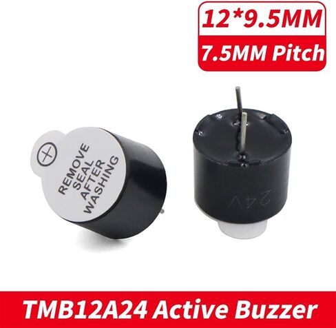 10pcs/lot 12095 3V 5V 12V Active Buzzer Magnetic Long Continous Beep Tone Alarm Ringer 12*9.5mm Active Alarm Buzzers TMB12A03(10pcs TMB12A12) in Saudi Arabia