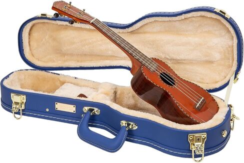 Crossrock Wooden Case fits 11~12.5 inches Openback Styles of Banjos-Vintage Hardware, Sponge Lining, Metal Feet, Storage Space-Black (CRW520OBJBK) in Saudi Arabia