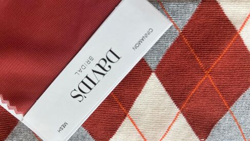 Solid Burnt orange Mens Mid-Calf dress socks in Saudi Arabia