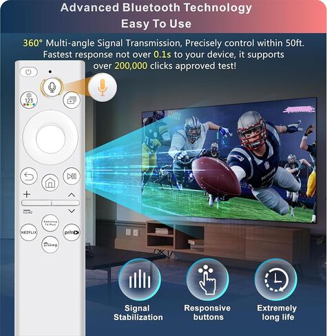L5B83G 3rd Gen Smart Voice Remote Control Fit for Fire AMZ Smart TVs Stick 2nd Gen, Smart TVs Cube 2nd Gen, 1st Gen Smart TVs Cube, AMZ Smart TVs Stick 4K, Smart TVs Stick Lite, 3rd Gen Smart TV in Kuwait