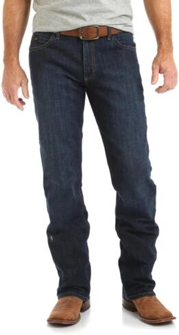 Wrangler Men's 20X 02 Active Flex Competition Slim Fit Stone Blue Jeans in Saudi Arabia