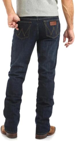 Wrangler Men's 20X 02 Active Flex Competition Slim Fit Stone Blue Jeans in Saudi Arabia