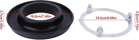 Front Coil Spring Insulator Rubber for Dodge Ram 1500 2500 3500 1994-2016 Black Coil Spring Insulator Replacement K160015 52037719AC 52038105 in Saudi Arabia
