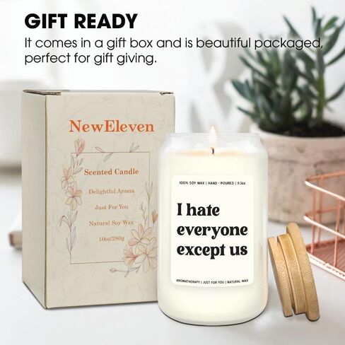 NewEleven Thank You Gifts, Teacher Appreciation Gifts - Difference Maker Gift for Friend, Co-Worker, Boss - Motivational, Graduation Gifts for Women - Goodbye Gifts for Coworkers - Scented Candle in Kuwait