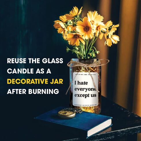 NewEleven Thank You Gifts, Teacher Appreciation Gifts - Difference Maker Gift for Friend, Co-Worker, Boss - Motivational, Graduation Gifts for Women - Goodbye Gifts for Coworkers - Scented Candle in Kuwait