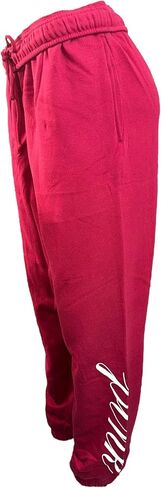 Victoria's Secret Pink Fleece Ivy Relaxed Sweatpants Color Red New (US, Alpha, Large, Regular, Regular, Red) in Saudi Arabia