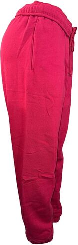 Victoria's Secret Pink Fleece Ivy Relaxed Sweatpants Color Red New (US, Alpha, Large, Regular, Regular, Red) in Saudi Arabia