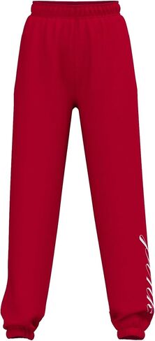 Victoria's Secret Pink Fleece Ivy Relaxed Sweatpants Color Red New (US, Alpha, Large, Regular, Regular, Red) in Saudi Arabia