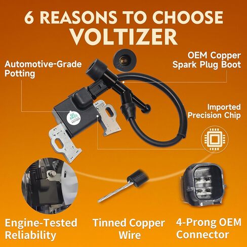 30500-Z5T-003 30500-Z5T-004 لملف الإشعال Honda GX390 - وحدة ذات 4 شقوق مع مجموعة أسلاك 32110-Z5K-000 (بدء الارتداد) و32110-Z5K-810 (بدء التشغيل الكهربائي) - تتضمن NGK BPR5ES Spark Plug in Saudi Arabia