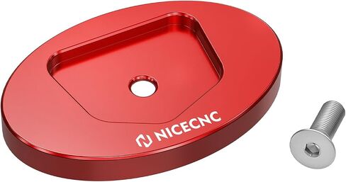 NICECNC Red Oversized Side Stand Foot Pad Compatible with Beta 125-500 RR/RS/RR-S 2013 2014 2015 2016 2017 2018 2019 XTrainer 300 2015 2016 2017 2018 2019 See Fitment in Saudi Arabia