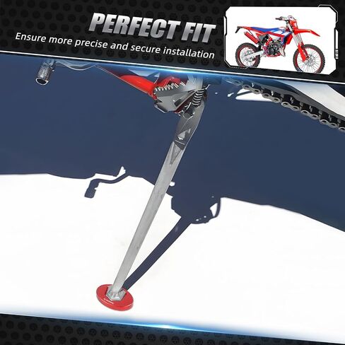 NICECNC Red Oversized Side Stand Foot Pad Compatible with Beta 125-500 RR/RS/RR-S 2013 2014 2015 2016 2017 2018 2019 XTrainer 300 2015 2016 2017 2018 2019 See Fitment in Saudi Arabia