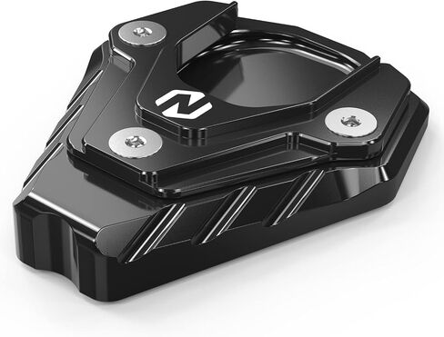 NICECNC Black Extension Kickstand Side Stand Pad Compatible with Suzuki DRZ400S 2000-2024 DRZ400SM 2005-2024 See Fitment CNC-machined Extension Pad for Kickstand in Saudi Arabia