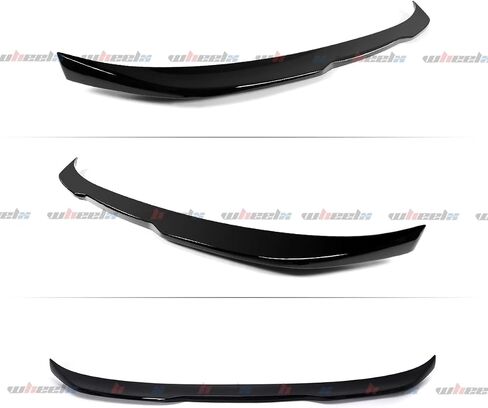 سبويلر خلفي متوافق مع 2017-2023 BMW G30 5 Series F90 M5، Pro Style Duckbill Trunk الخارجي ذو الركلة العالية الذيل غطاء الجناح يناسب 530e 530i 535i 540i 540d 550i M5 (أسود لامع) in Kuwait