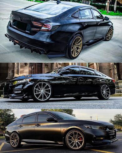 يناسب 2018-2021 هوندا أكورد JDM ثلاثية الأبعاد متموجة موجين نمط نافذة قناع المطر الحرس منحرف in Saudi Arabia