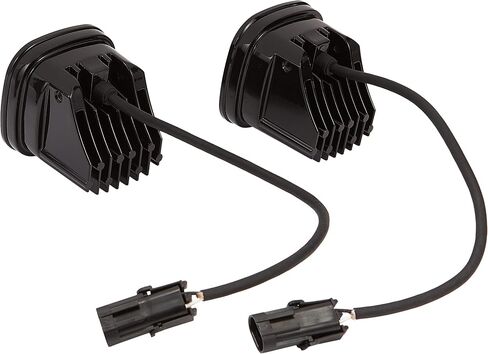 زوج من مصابيح LED باللون الأسود من Baja Designs Squadron Pro - قطعتان LED مع مجموعة أسلاك (زوايا واسعة؛ شفاف) in Saudi Arabia