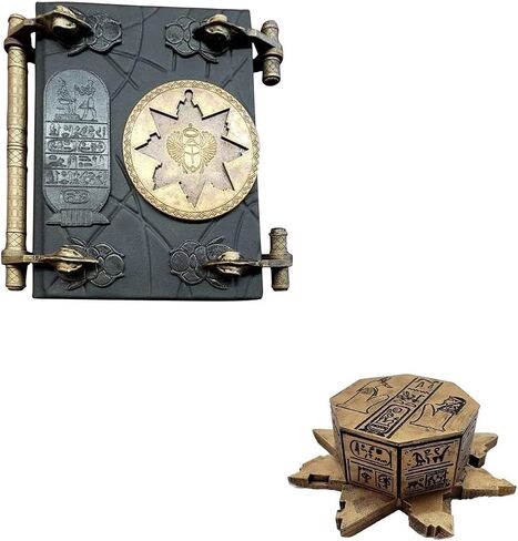 The Mummy Book of The Dead with Key,Book of Death Storage Box for Ornament, storage in Saudi Arabia