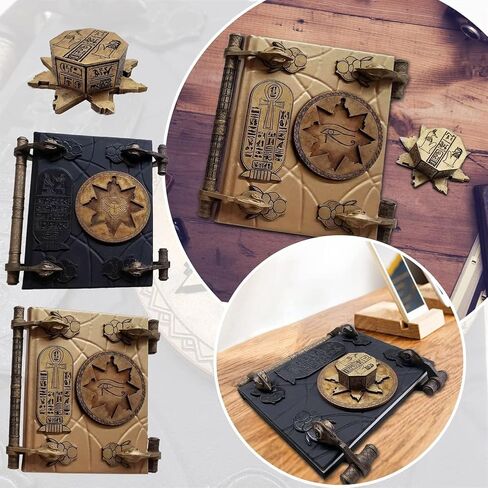 The Mummy Book of The Dead with Key,Book of Death Storage Box for Ornament, storage in Saudi Arabia