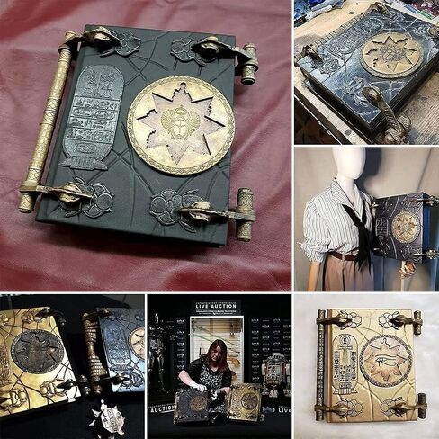 The Mummy Book of The Dead with Key,Book of Death Storage Box for Ornament, storage in Saudi Arabia