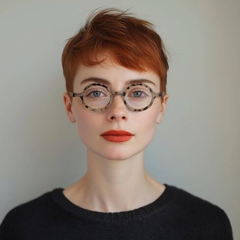 LONDON MOLE® Moley Blue Light Glasses | Round-shaped blue blockers | Anti-eyestrain | Unisex | Spring Hinges in Saudi Arabia