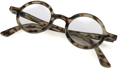 LONDON MOLE® Moley Blue Light Glasses | Round-shaped blue blockers | Anti-eyestrain | Unisex | Spring Hinges in Saudi Arabia