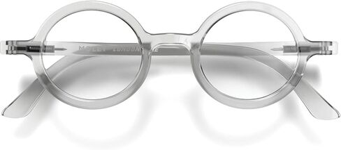LONDON MOLE® Moley Blue Light Glasses | Round-shaped blue blockers | Anti-eyestrain | Unisex | Spring Hinges in Saudi Arabia