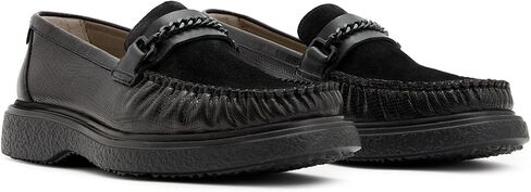 Men's Gibbs Leather Chain Loafers Shoes in Saudi Arabia