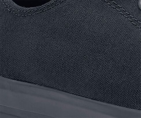 Shoes for Crews Delray, Men's, Women's, Unisex Leather Work Shoes, Slip Resistant, Water Resistant, Black, Men's 3.5 / Women's 5 in Kuwait