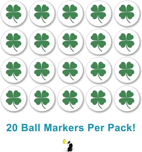 Golf Ball Marker for Putting Greens (20) - American Flag Design - Plastic Golf Place Marker - Lays Flat on Green & Holds Position - Golf Accessories Marker in Saudi Arabia
