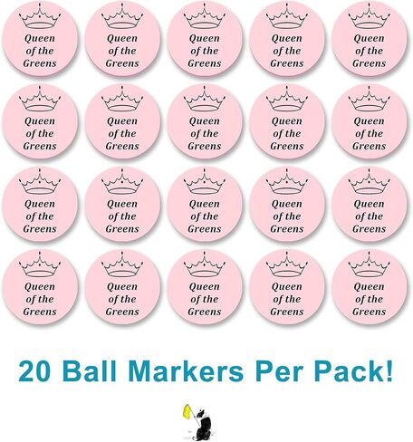 Golf Ball Marker for Putting Greens (20) - American Flag Design - Plastic Golf Place Marker - Lays Flat on Green & Holds Position - Golf Accessories Marker in Saudi Arabia