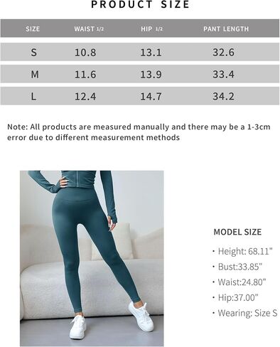 Women's High Waisted Yoga Pants Full Coverage Contour Seamless Leggings for Fitness and Everyday Wear in Saudi Arabia