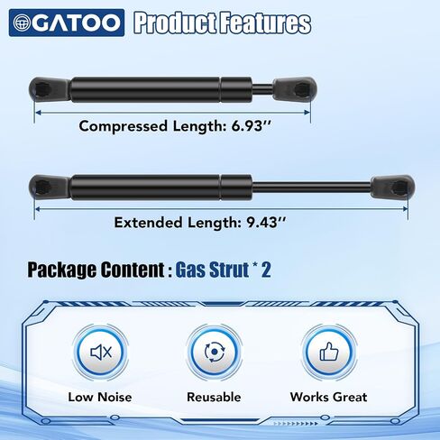 Rear Trunk Lift Supports Shocks Struts Compatible with Nissan Sentra 2007 2008 2009 2010 2011 2012 Liftgate Tailgate Gas Spring, Replace 6429 SG425022 PM3282 Pack of 2 in Saudi Arabia