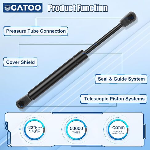 Rear Trunk Lift Supports Shocks Struts Compatible with Nissan Sentra 2007 2008 2009 2010 2011 2012 Liftgate Tailgate Gas Spring, Replace 6429 SG425022 PM3282 Pack of 2 in Saudi Arabia