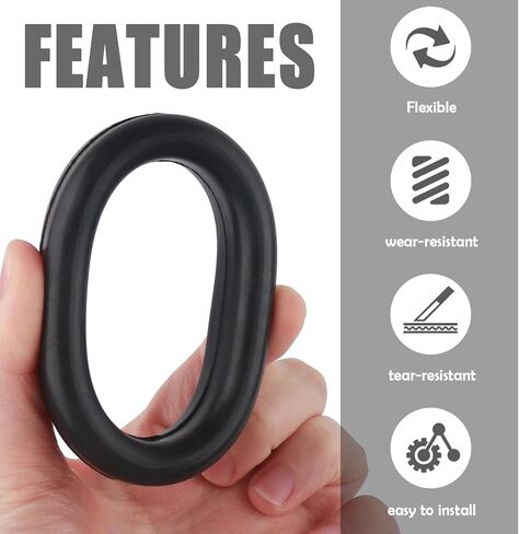 4PCS O Rings Rubber Exhaust Hangers,O Rings Muffler Hanger for Hanging and Fixing Automobile Exhausts Pipes,Universal Exhaust Hanger Rubber Car Accessories for Cars,SUVs in Saudi Arabia