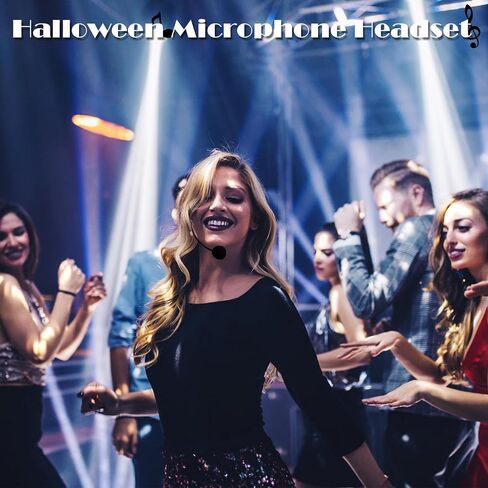 2Pack Fake Microphone Headset,Rockstar Costume Headphones Props for Halloween Accessories,Singer Party Cosplay in Saudi Arabia