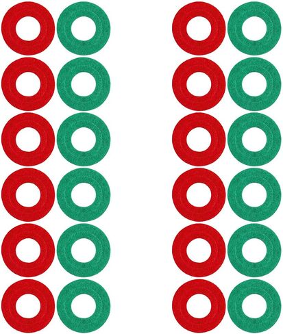 Battery Terminal Anti Corrosion Washers, Fiber Shim Battery Terminal Protector Pads, Universal Corrosion Prevention Washer Gasket for Car Batteries Top and Side Terminals (6Pairs/Red&Black) in Saudi Arabia