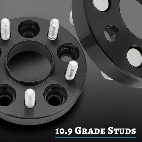 IRONTEK 5x4.25in Wheel Spacers 1" Real Forged Spacers with 63.4mm Hub Bore M12x1.5 Studs Fit for Ford Escape/Focus/Taurus, for Volvo C30/ C70/ S40, for Lincoln LS/MKC/MKZ 2PCS in Saudi Arabia