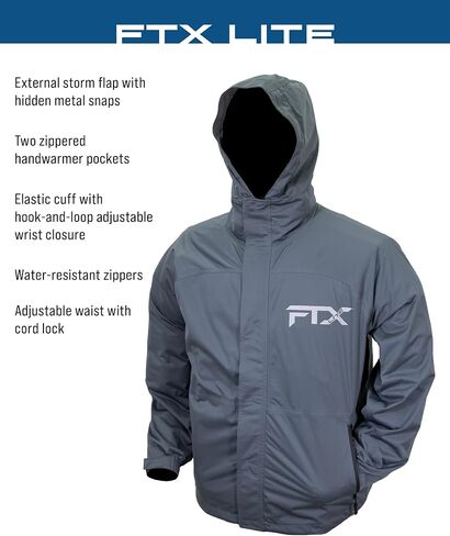 FROGG TOGGS Men's FTX Lite Rain Jacket – Waterproof, Breathable, Stretch Comfort in Saudi Arabia
