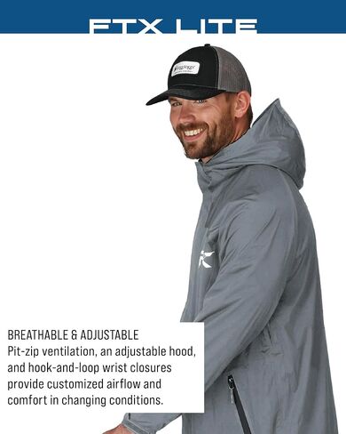 FROGG TOGGS Men's FTX Lite Rain Jacket – Waterproof, Breathable, Stretch Comfort in Saudi Arabia