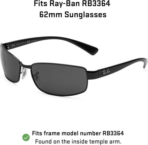 Revant Replacement Lenses for Ray-Ban RB3364 62mm in Saudi Arabia