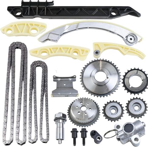 MITZONE Head Gasket Set & Timing Chain Kit & Water Pump Compatible with 2008-13 Chevrolet Malibu 10-15 Equinox L4 2.4L 2.2L 2.0L DOHC Head Gaske, 9-4201S 94201S C6209S 9-4201SX 94201SX in Saudi Arabia