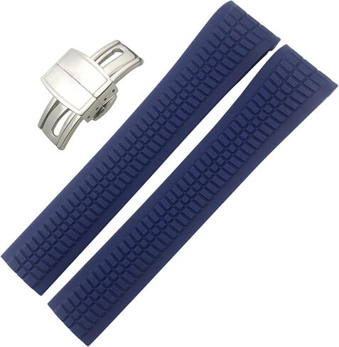 SKM 21mm Quality Rubber Watchband for Patek Aquanaut Philippe for PP 5164A 5167A Silicone Watch Strap Braceletes Waterproof (Color : Brown Rose, Size : 21mm) in Saudi Arabia