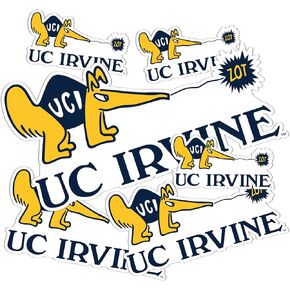 ملصقات ديزرت كاكتوس جامعة كاليفورنيا إيرفين آكلات النمل UCI Eaters ملصقات فينيل للكمبيوتر المحمول وزجاجة مياه وقصاصات السيارة 11.42 × 8.94 ورقة T3 (النوع 3-2) in Kuwait