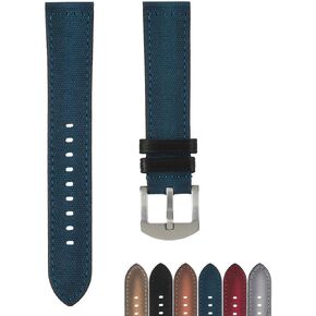 Nylon Watch Straps, Vintage Canvas Gradient Watch Bands for Mens & Women - 20mm & 22mm- Replacement Strap for Omega Tudor Seiko Rolex Fossil Citizen in Kuwait