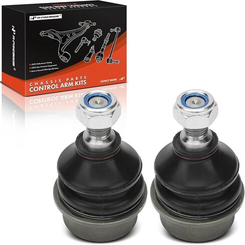 A-Premium 2 x Front Lower Ball Joint Compatible with Mercedes-Benz 230 240D 280CE 280E 280S & 300CD 300D 300SDL 300SE 300TD 350SD 380SEC 380SEL & 420SEL 450SE 450SEL & 500SEC 500SEL 560SEC in Saudi Arabia